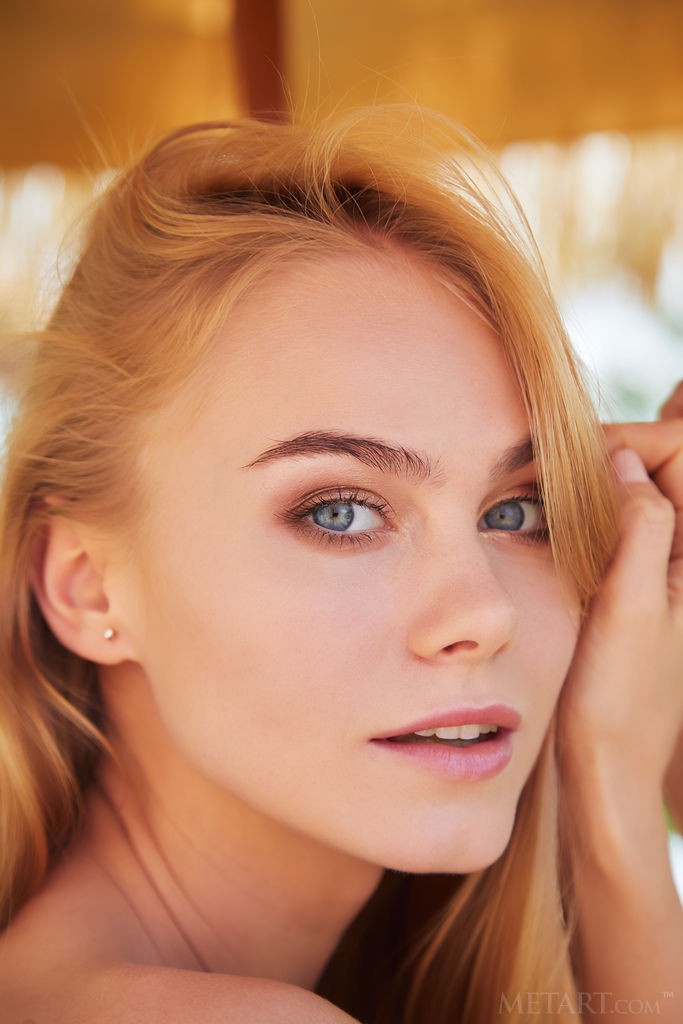 Nancy A - Blue eyed blonde long haired beauty in high heels