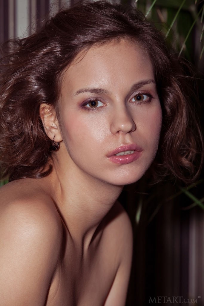 Tirata - Ravishing brown eyed barely legal model striping at home
