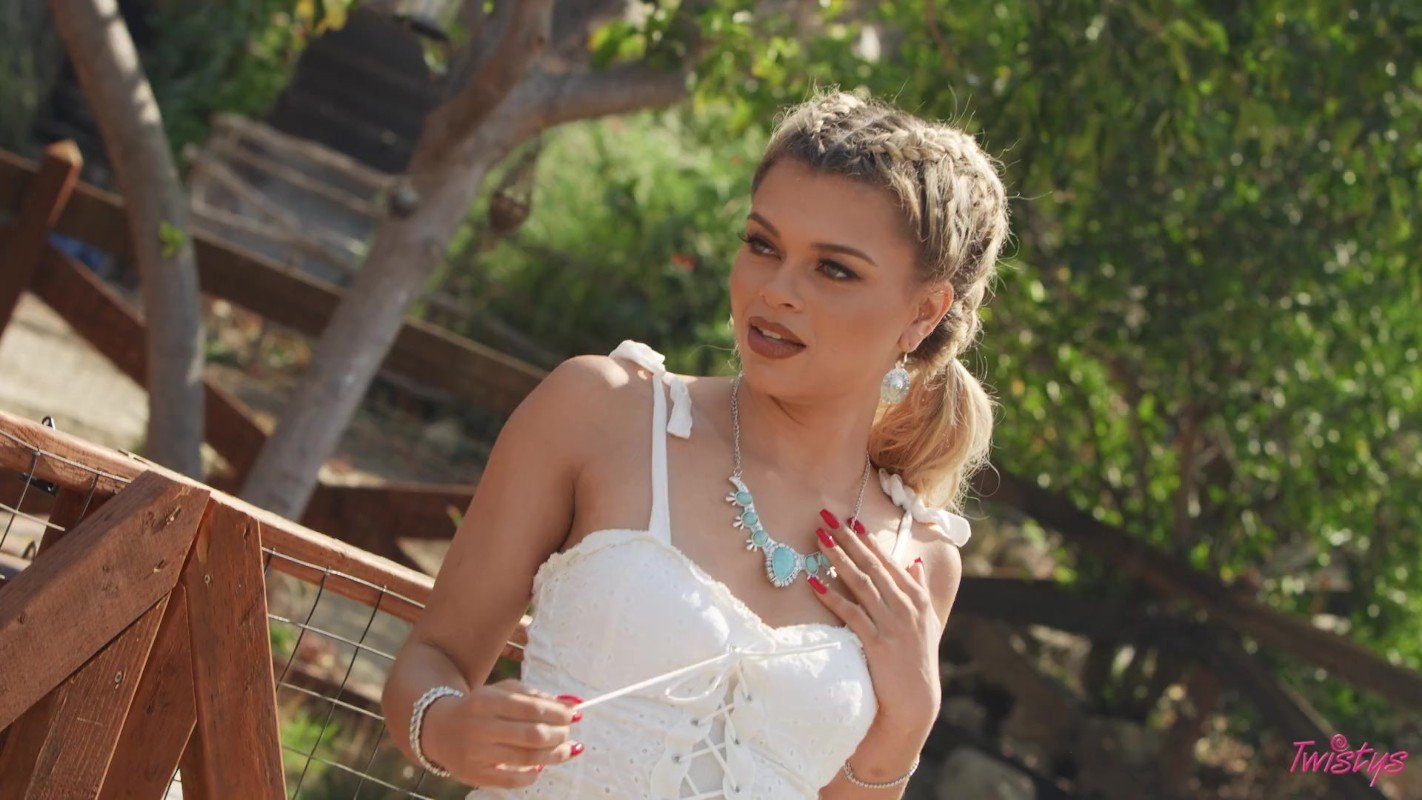Destiny Cruz showing her country side as the Lady of the Canyon